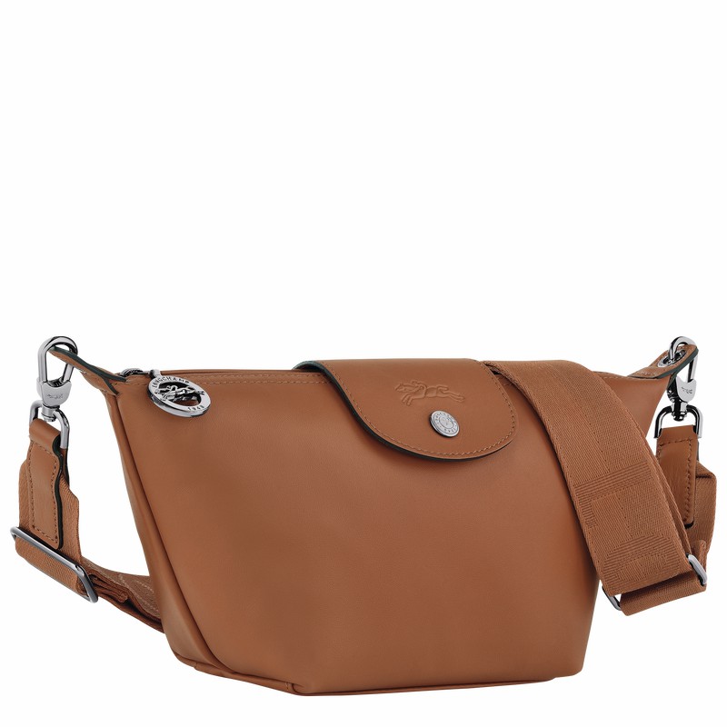 Torba Crossbody Longchamp Le Pliage Xtra XS Damskie Brązowe Polska | 10212987504