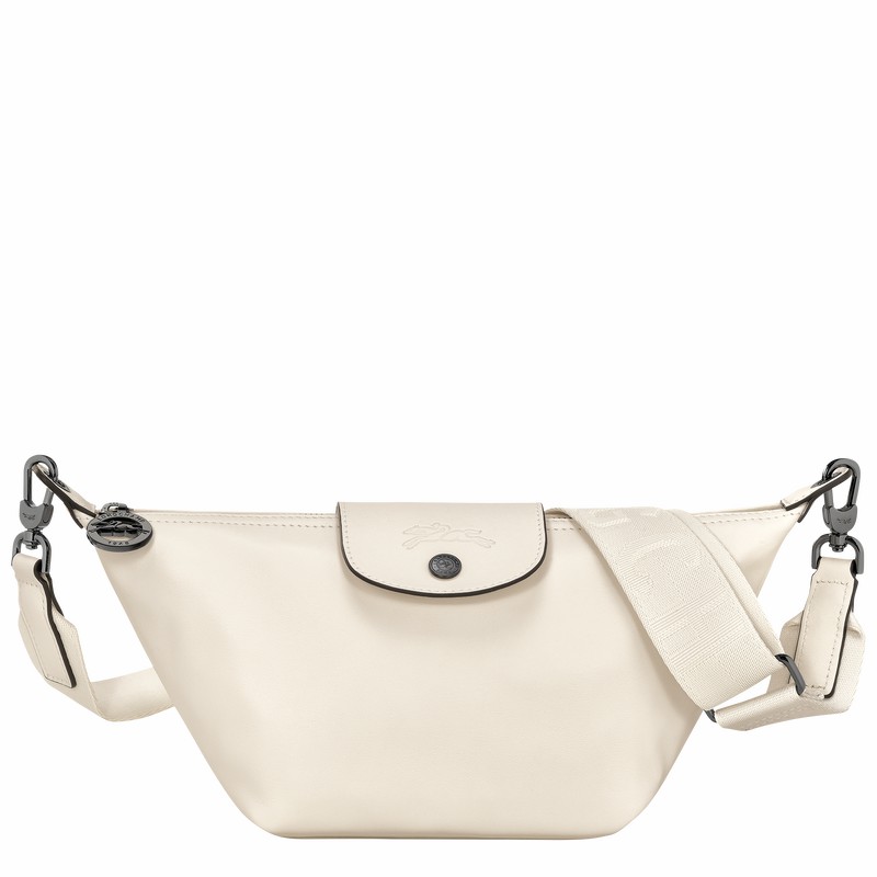 Torba Crossbody Longchamp Le Pliage Xtra XS Męskie Białe Polska | 10212987037-