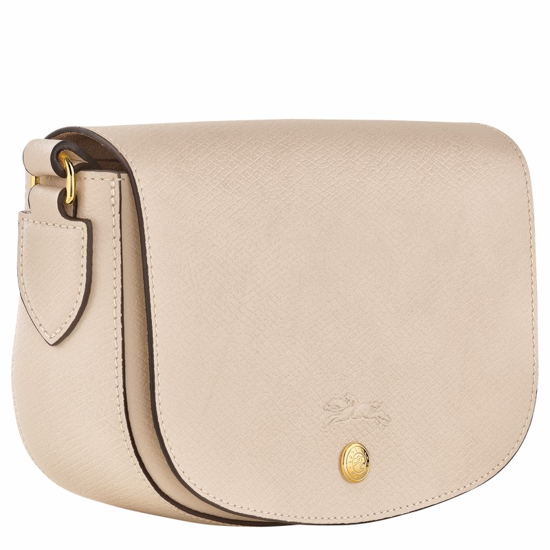 Torba Crossbody Longchamp ÉPURE S Damskie Białe Polska | 10253HYZ555