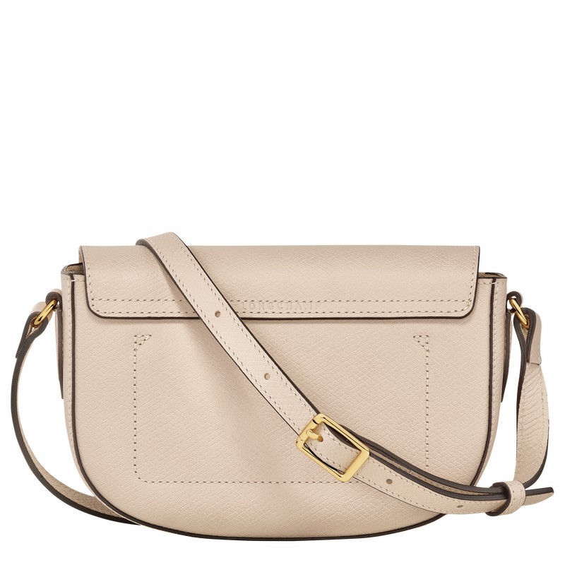 Torba Crossbody Longchamp ÉPURE S Damskie Białe Polska | 10253HYZ555