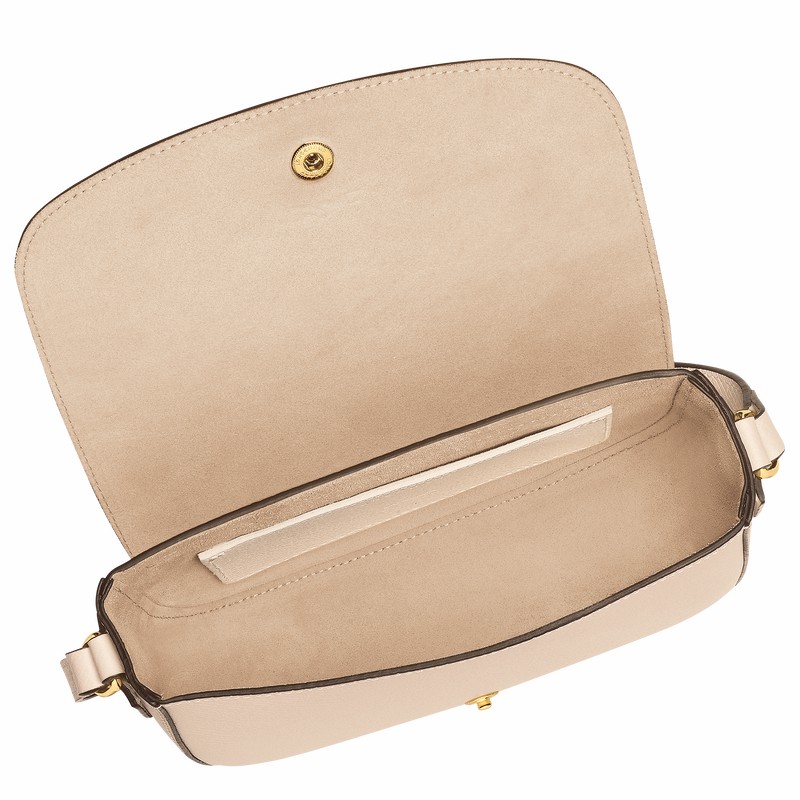 Torba Crossbody Longchamp ÉPURE S Damskie Białe Polska | 10253HYZ555