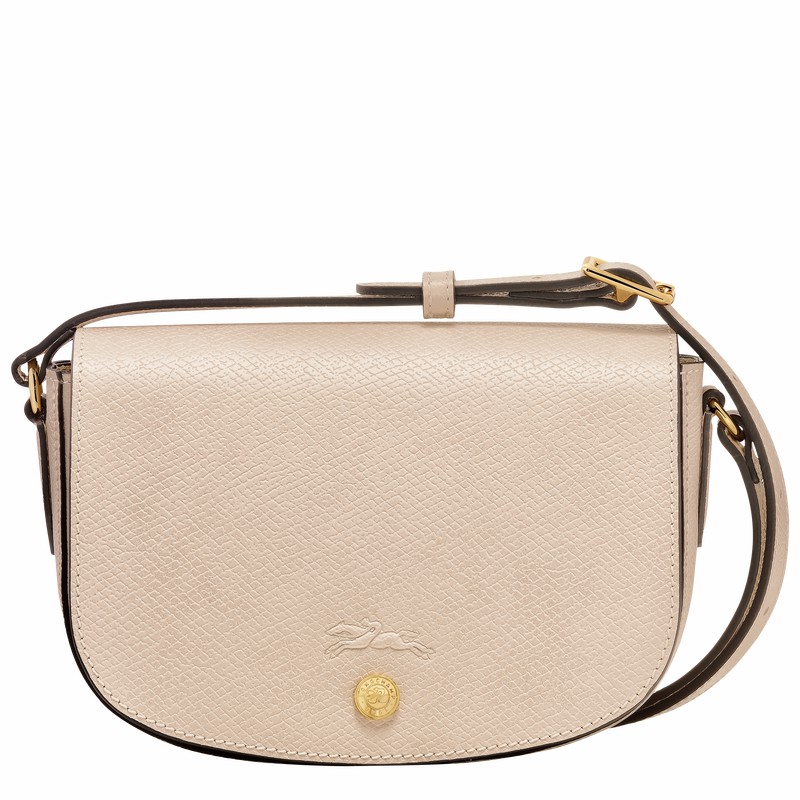 Torba Crossbody Longchamp ÉPURE S Damskie Białe Polska | 10253HYZ555