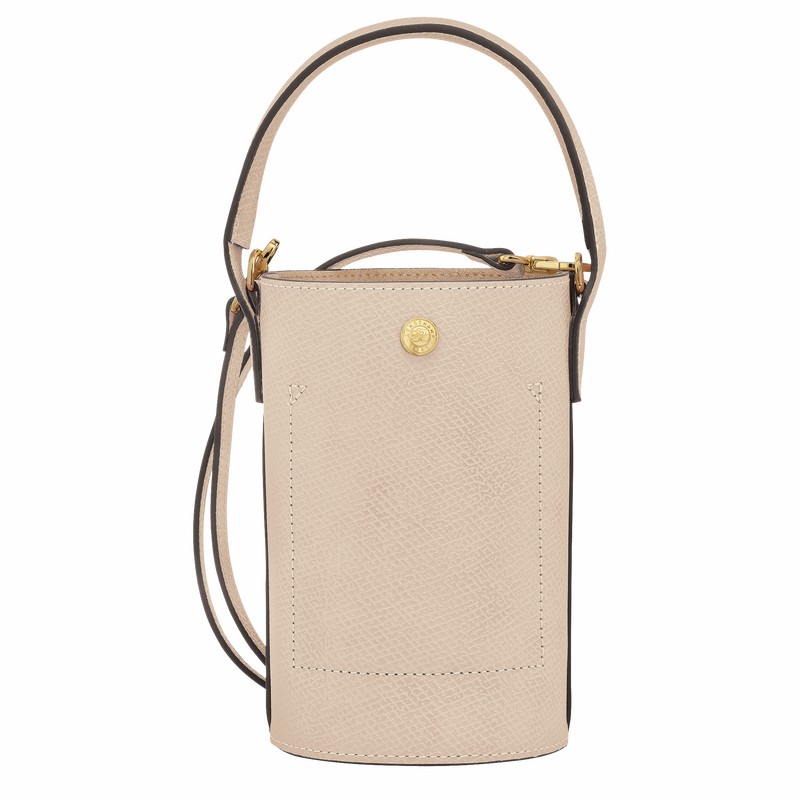 Torba Crossbody Longchamp ÉPURE XS Damskie Białe Polska | 10213HYZ555