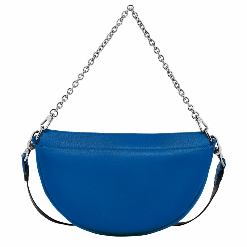 Torba Crossbody Longchamp Smile S Damskie Niebieskie Polska | 10224HDSI17