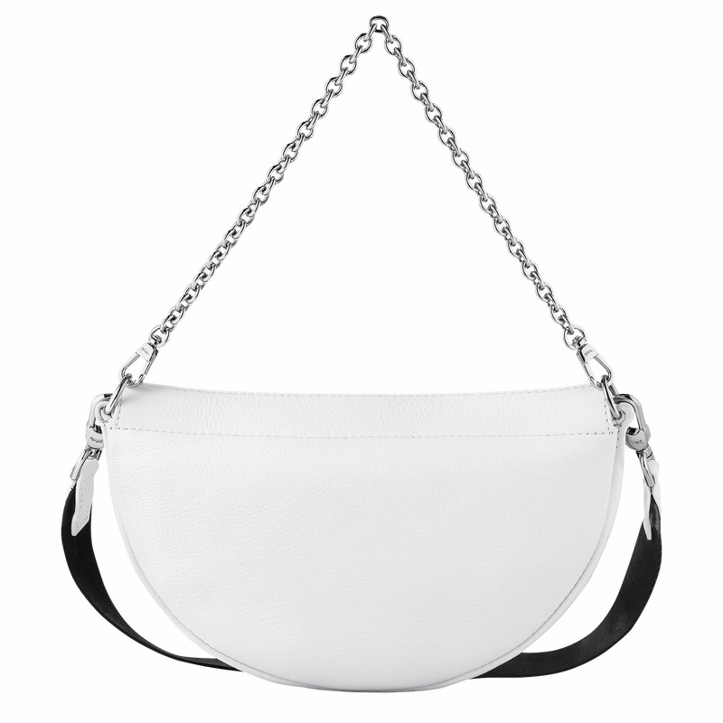 Torba Crossbody Longchamp Smile S Damskie Białe Polska | 10224HDS007