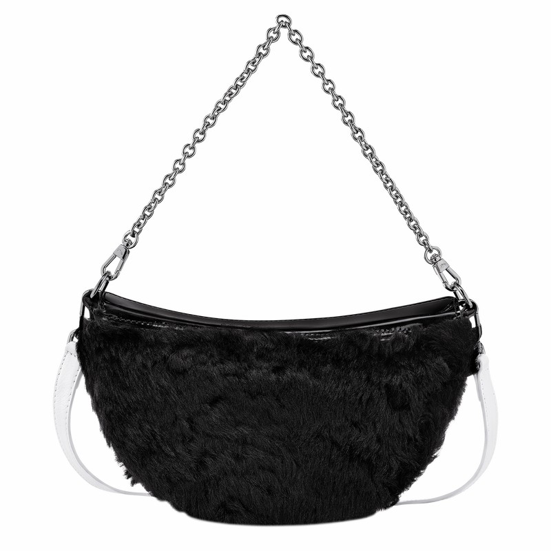 Torba Crossbody Longchamp Smile S Damskie Czarne Polska | 10224HFB001