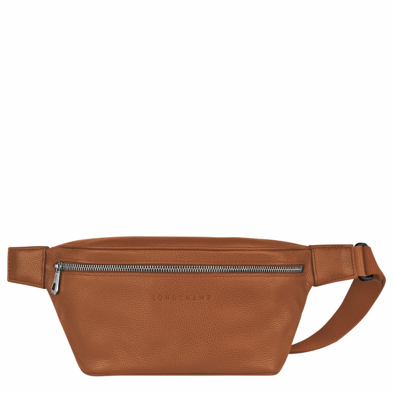 Torba Na Talię Longchamp Le FOULONNÉ M Damskie Caramel Polska | 20045021F72