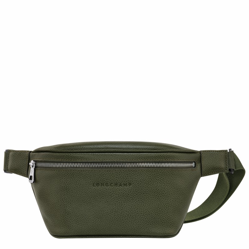 Torba Na Talię Longchamp Le FOULONNÉ M Damskie Khaki Polska | 20045021A23