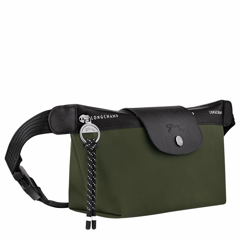 Torba Na Talię Longchamp Le Pliage Energy M Damskie Khaki Polska | 10256HSR892