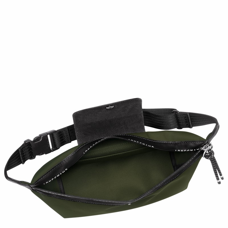 Torba Na Talię Longchamp Le Pliage Energy M Damskie Khaki Polska | 10256HSR892