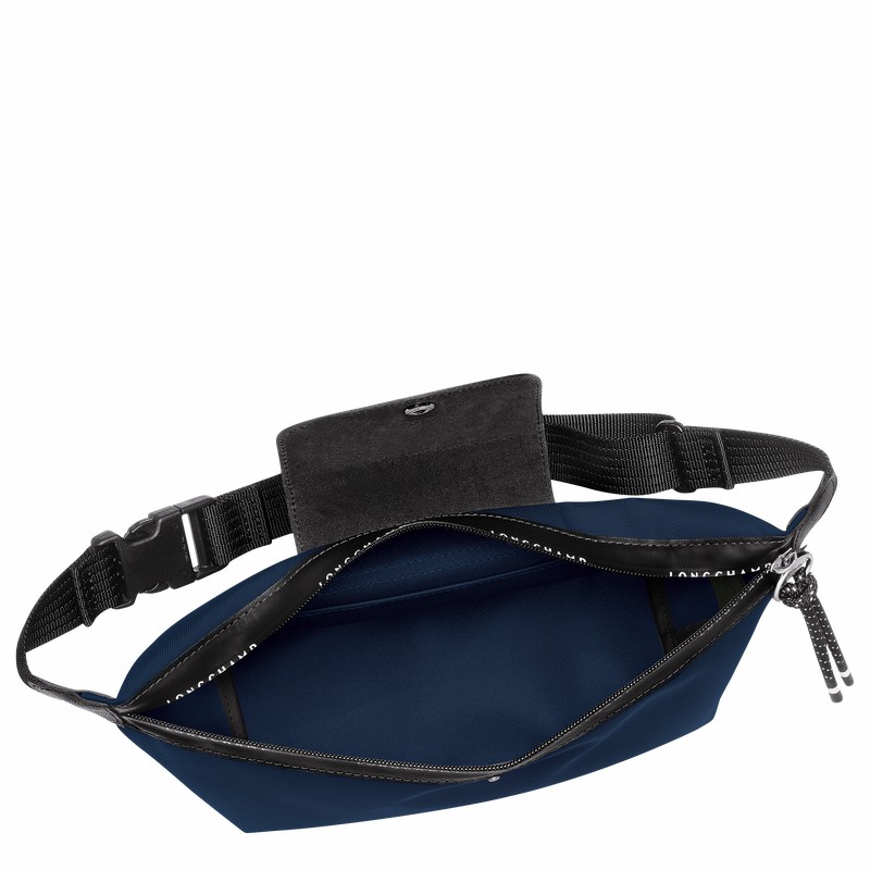 Torba Na Talię Longchamp Le Pliage Energy M Damskie Granatowe Polska | 10256HSR006