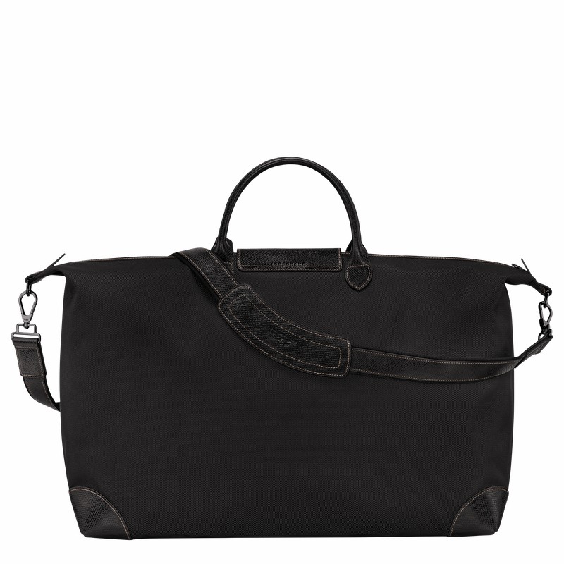 Torby Podróżne Longchamp Boxford M Damskie Czarne Polska | L1625080001