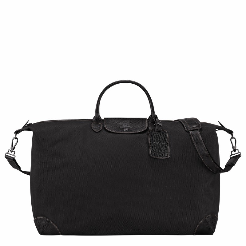 Torby Podróżne Longchamp Boxford M Damskie Czarne Polska | L1625080001