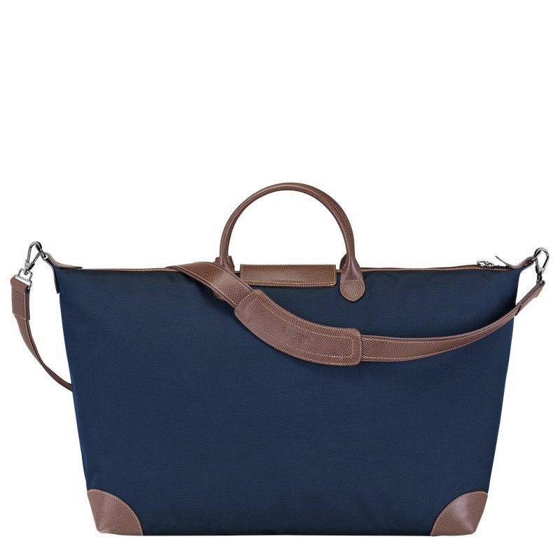 Torby Podróżne Longchamp Boxford M Damskie Niebieskie Polska | L1625080127