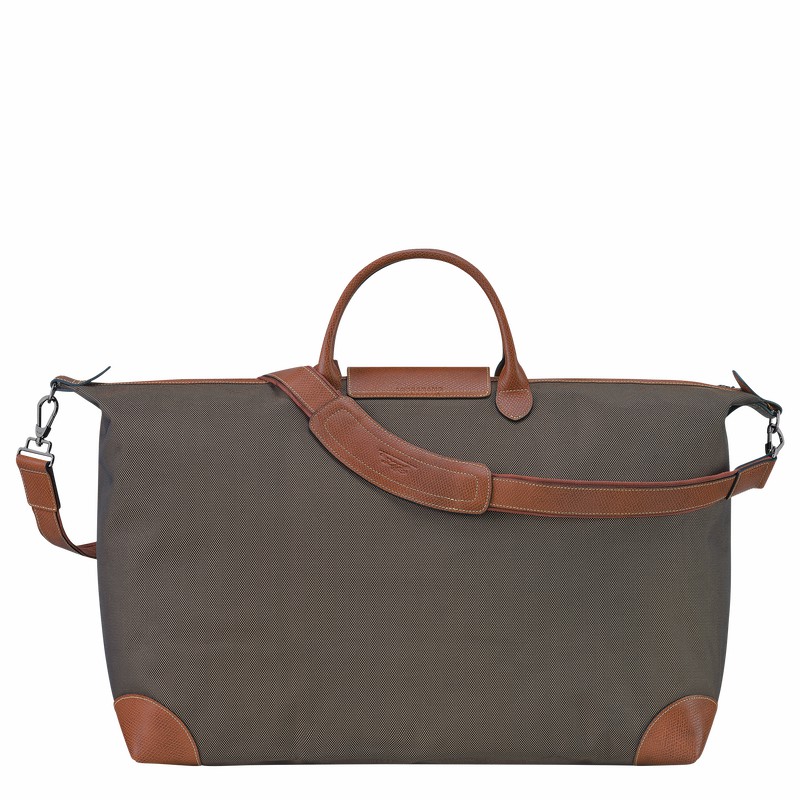 Torby Podróżne Longchamp Boxford M Damskie Brązowe Polska | L1625080042