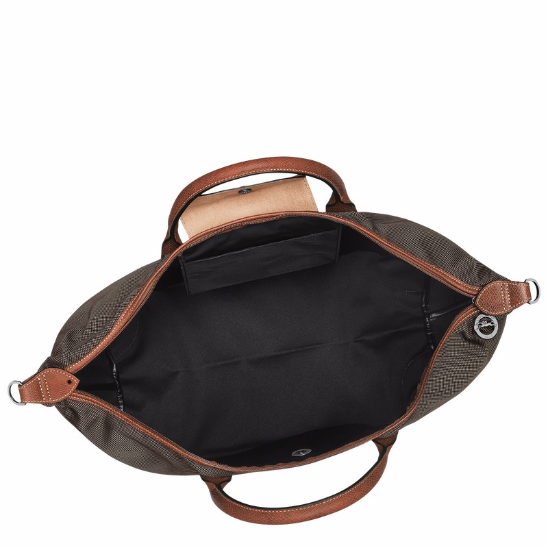 Torby Podróżne Longchamp Boxford M Damskie Brązowe Polska | L1625080042