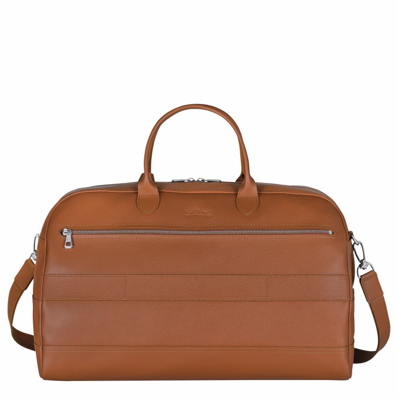 Torby Podróżne Longchamp Le FOULONNÉ M Męskie Caramel Polska | L1302021F72-