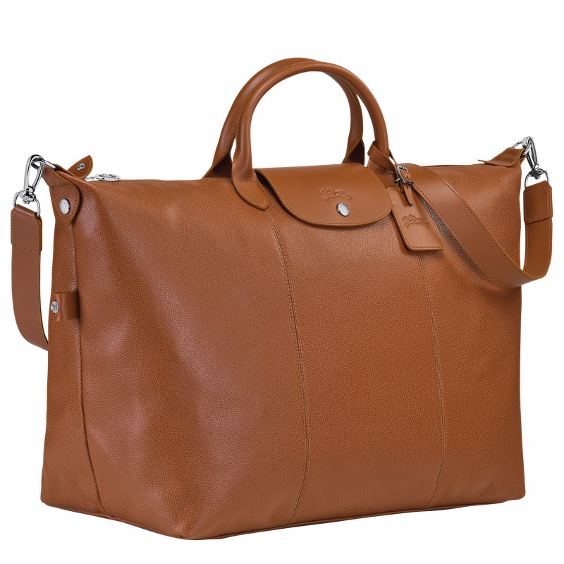 Torby Podróżne Longchamp Le FOULONNÉ S Męskie Caramel Polska | L1624021F72-