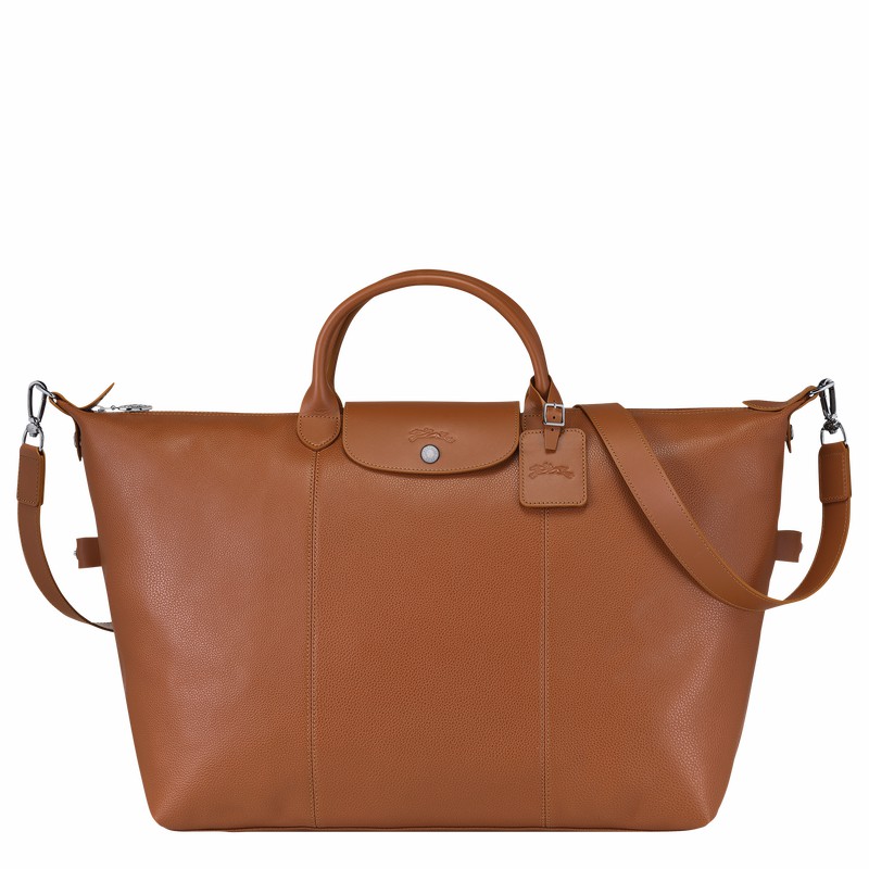 Torby Podróżne Longchamp Le FOULONNÉ S Męskie Caramel Polska | L1624021F72-