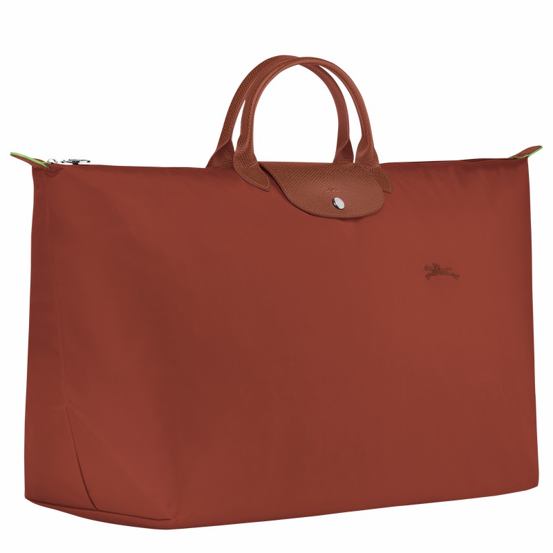 Torby Podróżne Longchamp Le Pliage Green M Męskie Brązowe Polska | L1625919404-