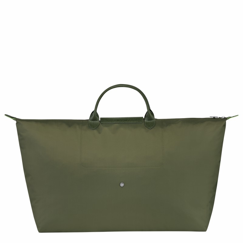 Torby Podróżne Longchamp Le Pliage Green M Męskie Zielone Polska | L1625919479-