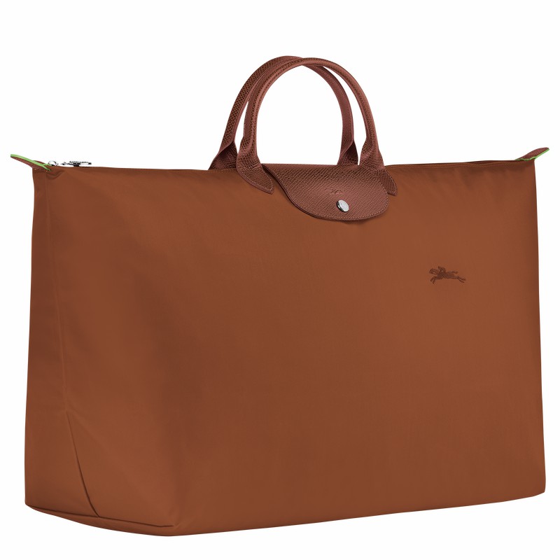 Torby Podróżne Longchamp Le Pliage Green M Męskie Brązowe Polska | L1625919504-