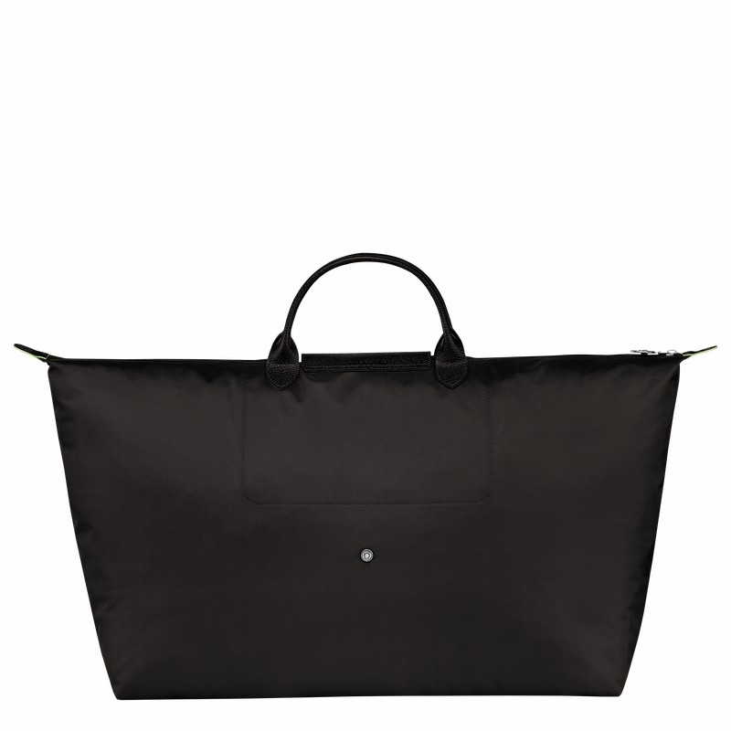 Torby Podróżne Longchamp Le Pliage Green M Męskie Czarne Polska | L1625919001-