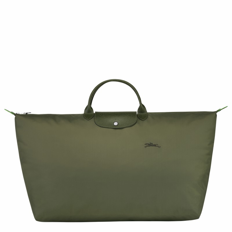 Torby Podróżne Longchamp Le Pliage Green M Damskie Zielone Polska | L1625919479