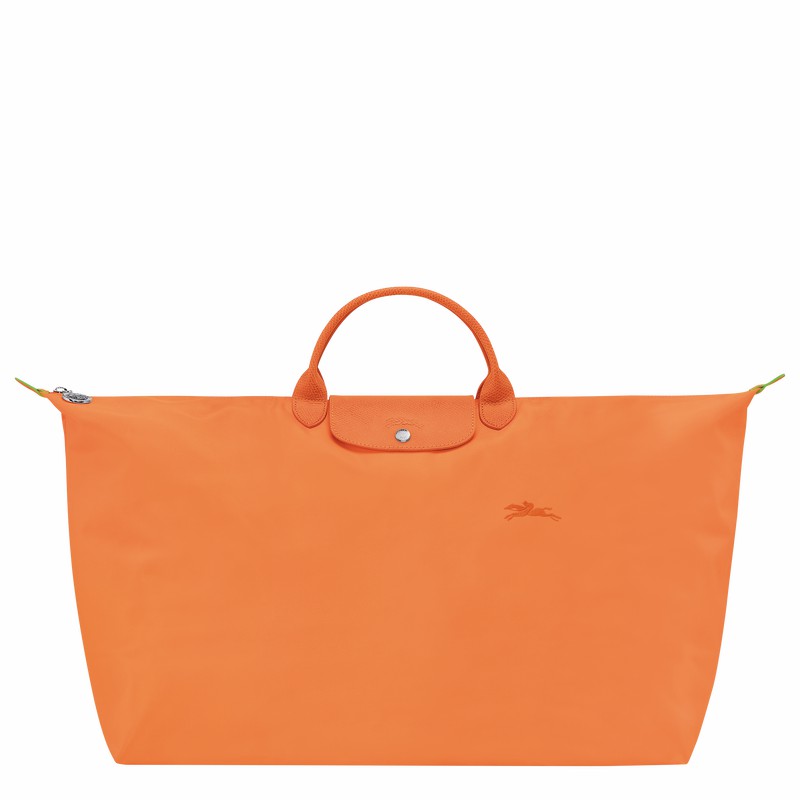 Torby Podróżne Longchamp Le Pliage Green M Damskie Pomarańczowe Polska | L1625919P54