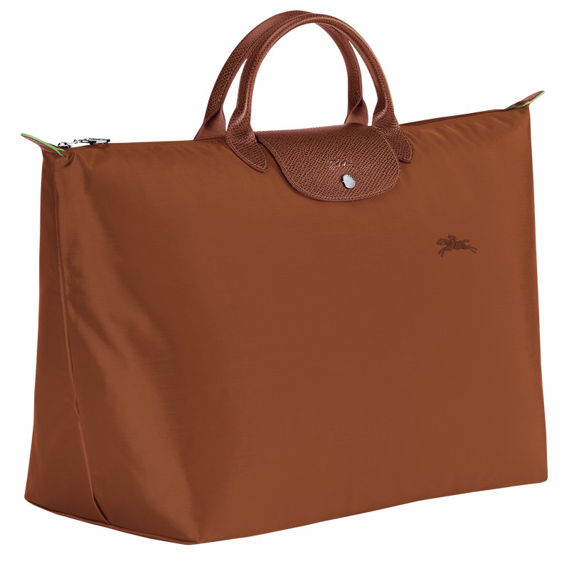 Torby Podróżne Longchamp Le Pliage Green S Męskie Brązowe Polska | L1624919504-