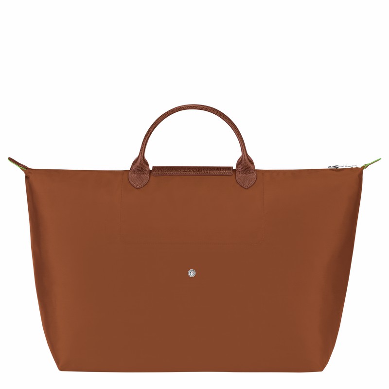 Torby Podróżne Longchamp Le Pliage Green S Męskie Brązowe Polska | L1624919504-