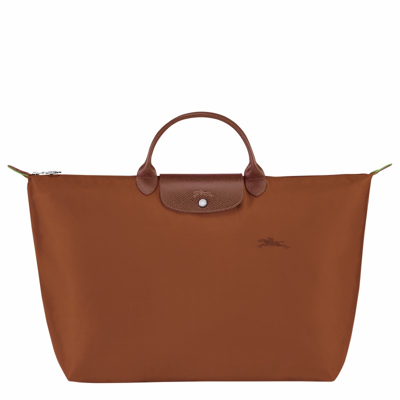 Torby Podróżne Longchamp Le Pliage Green S Męskie Brązowe Polska | L1624919504-