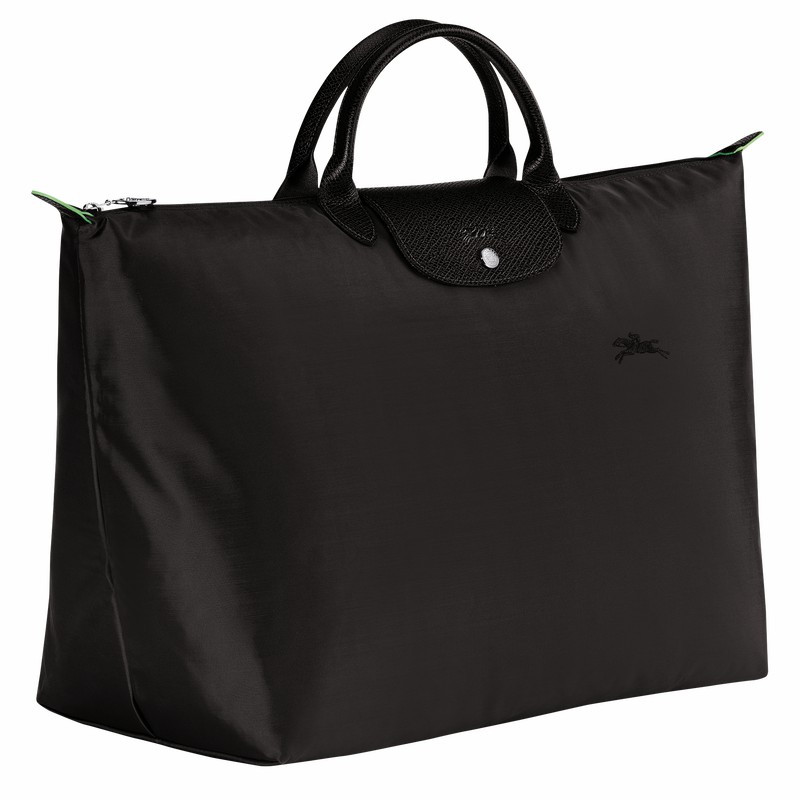 Torby Podróżne Longchamp Le Pliage Green S Męskie Czarne Polska | L1624919001-