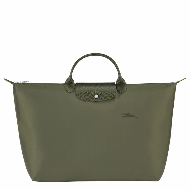 Torby Podróżne Longchamp Le Pliage Green S Męskie Zielone Polska | L1624919479-