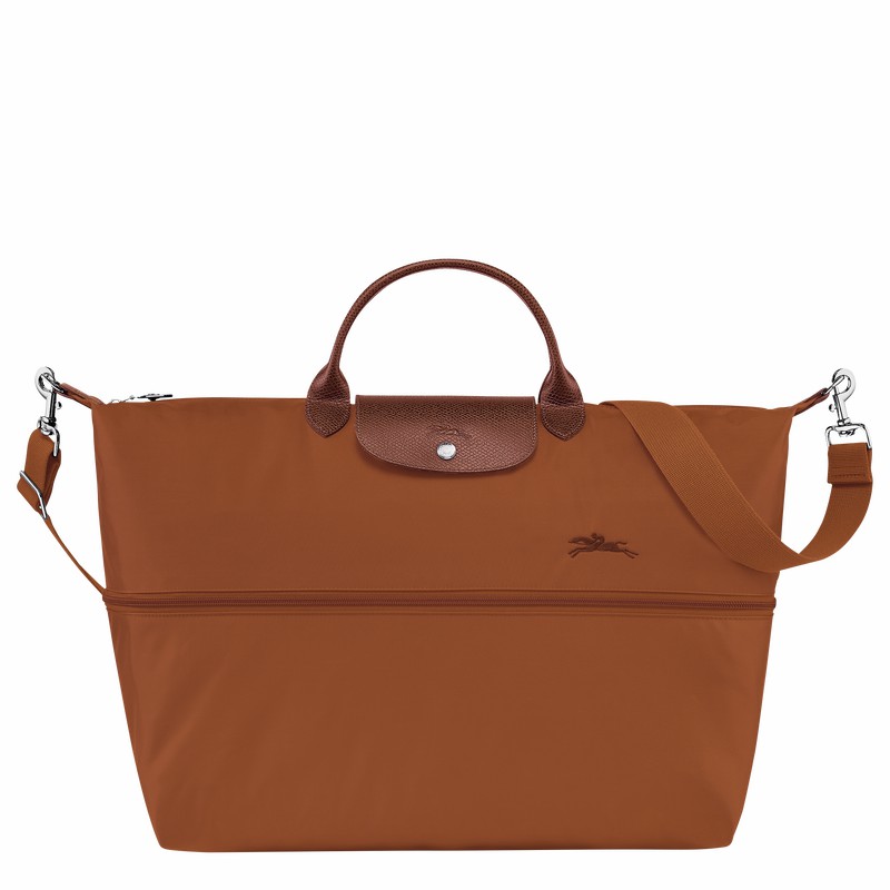 Torby Podróżne Longchamp Le Pliage Green expandable Męskie Brązowe Polska | L1911919504-