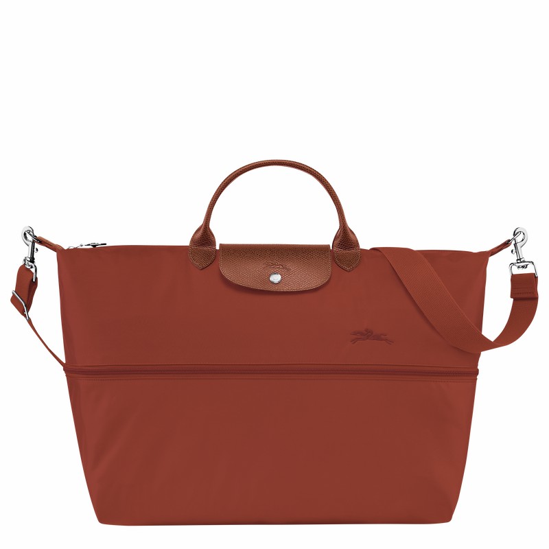 Torby Podróżne Longchamp Le Pliage Green expandable Damskie Brązowe Polska | L1911919404