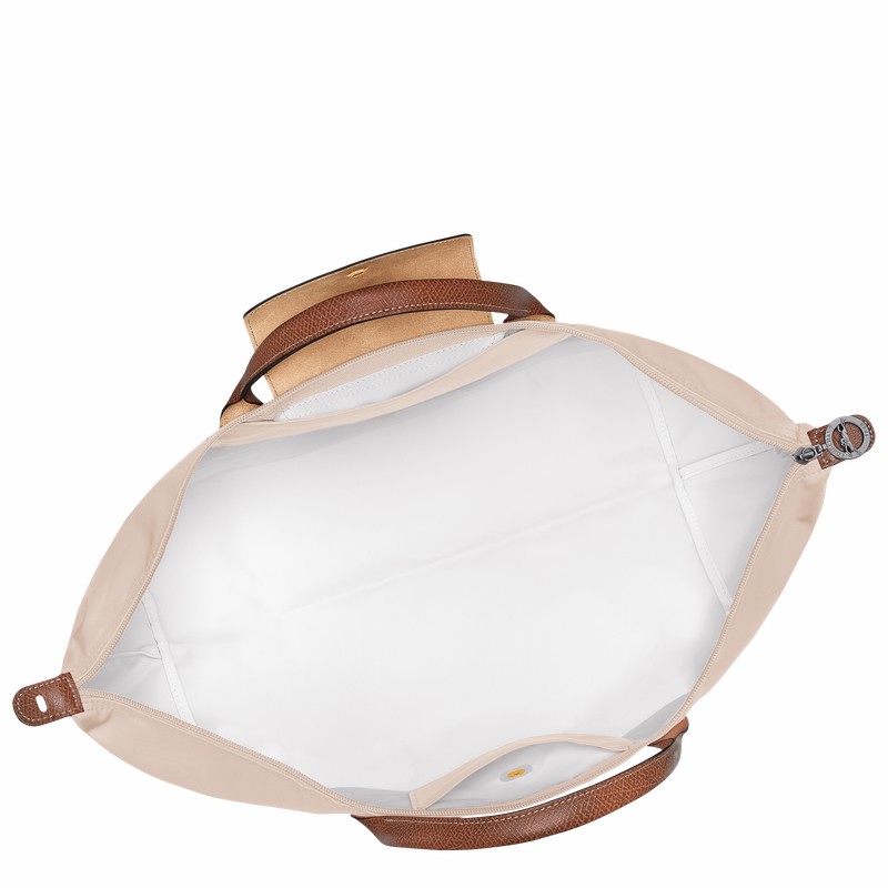 Torby Podróżne Longchamp Le Pliage Original S Męskie Białe Polska | L1624089P71-