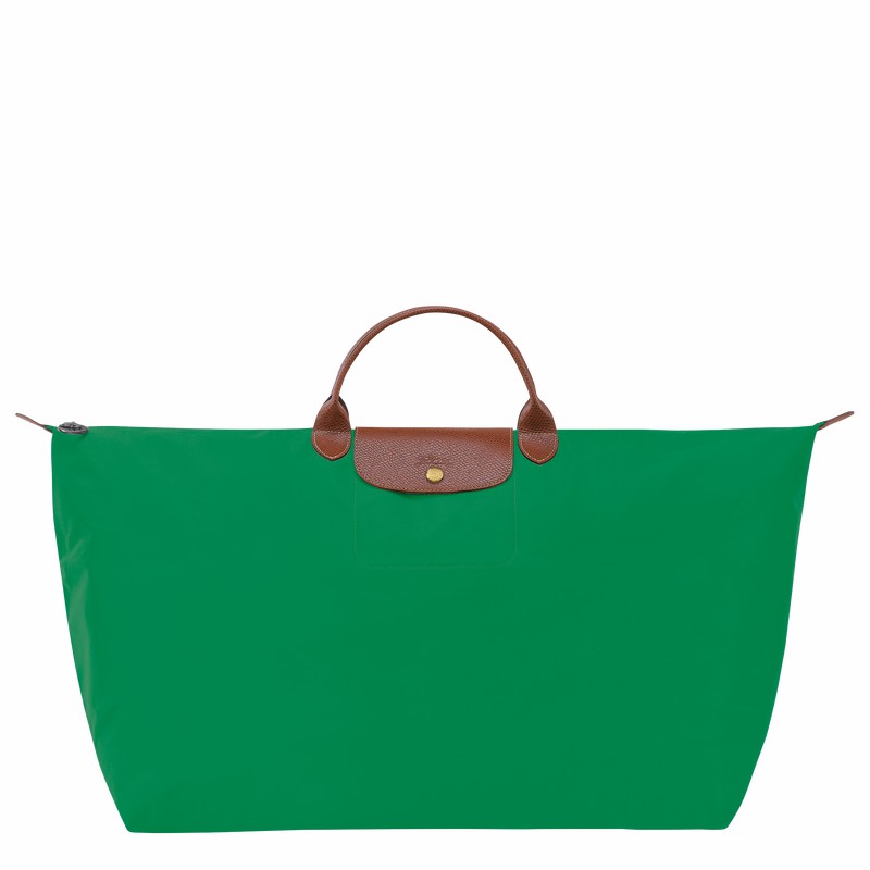 Torby Podróżne Longchamp Le Pliage Original M Męskie Zielone Polska | L1625089P88-