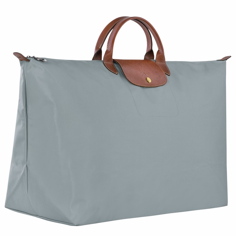 Torby Podróżne Longchamp Le Pliage Original M Męskie Szare Polska | L1625089P80-