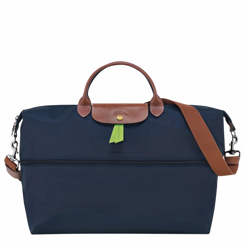 Torby Podróżne Longchamp Le Pliage Original expandable Męskie Granatowe Polska | L1911089P68-