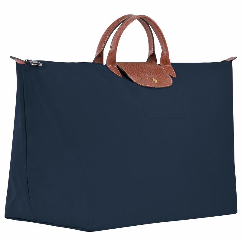 Torby Podróżne Longchamp Le Pliage Original M Męskie Granatowe Polska | L1625089P68-