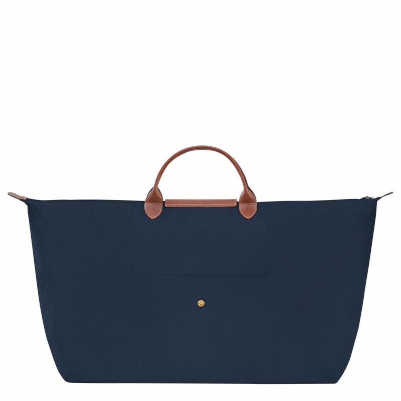 Torby Podróżne Longchamp Le Pliage Original M Męskie Granatowe Polska | L1625089P68-