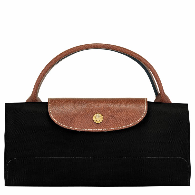 Torby Podróżne Longchamp Le Pliage Original M Męskie Czarne Polska | L1625089001-