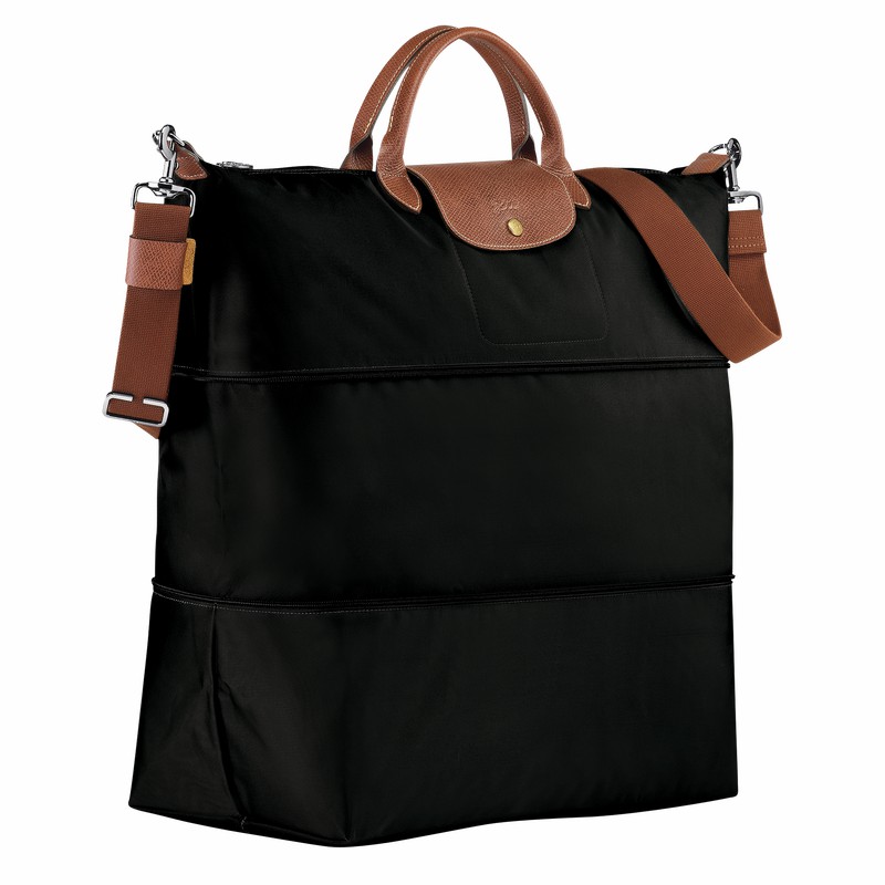 Torby Podróżne Longchamp Le Pliage Original expandable Męskie Czarne Polska | L1911089001-