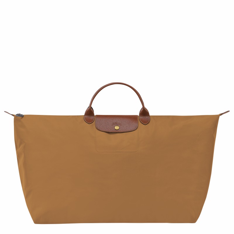 Torby Podróżne Longchamp Le Pliage Original M Męskie Khaki Polska | L1625089P86-