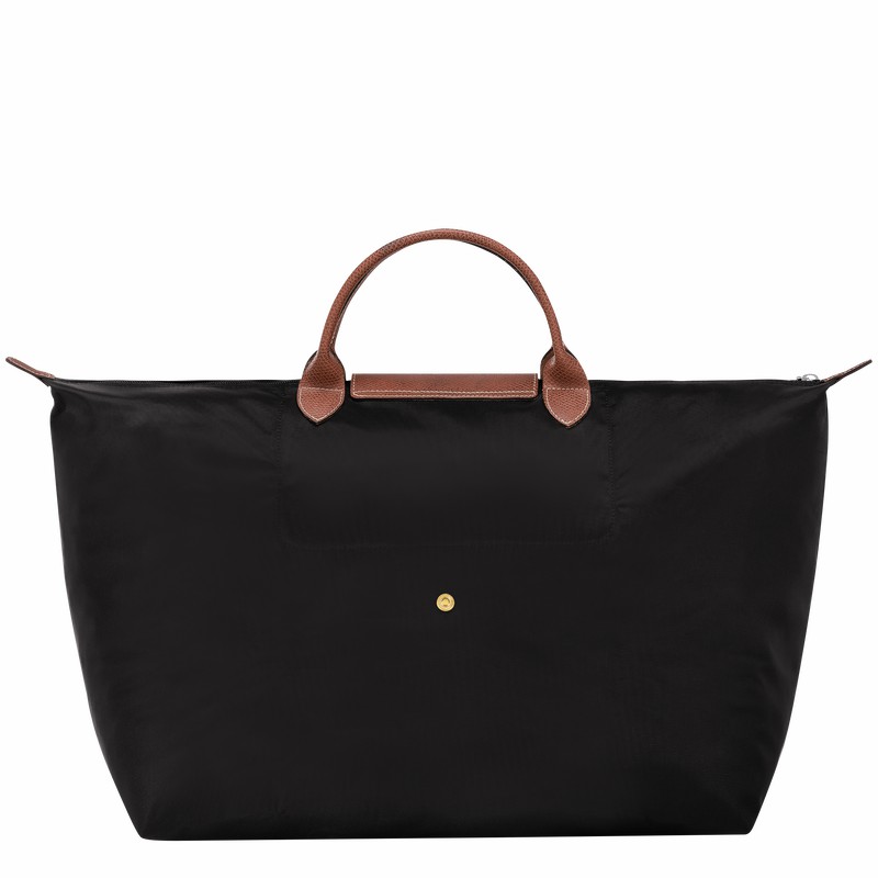 Torby Podróżne Longchamp Le Pliage Original S Męskie Czarne Polska | L1624089001-