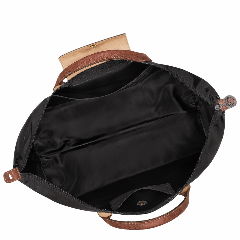 Torby Podróżne Longchamp Le Pliage Original S Męskie Czarne Polska | L1624089001-