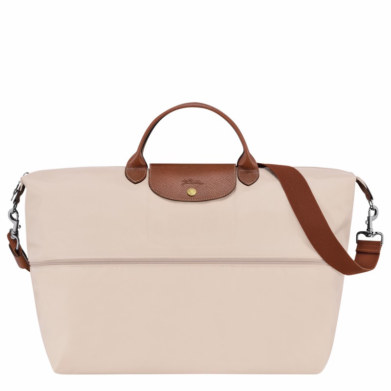 Torby Podróżne Longchamp Le Pliage Original expandable Męskie Białe Polska | L1911089P71-