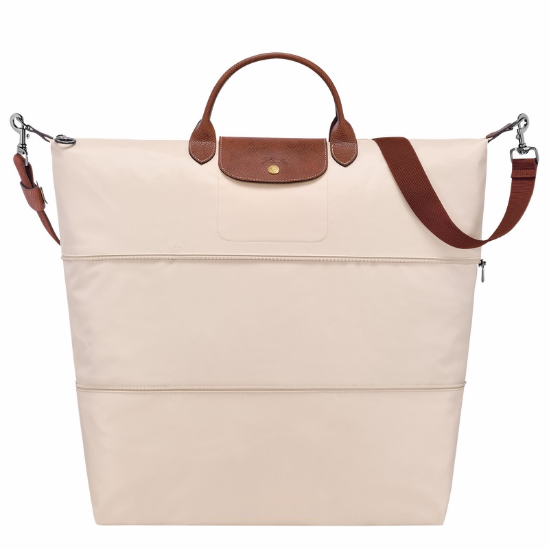 Torby Podróżne Longchamp Le Pliage Original expandable Męskie Białe Polska | L1911089P71-