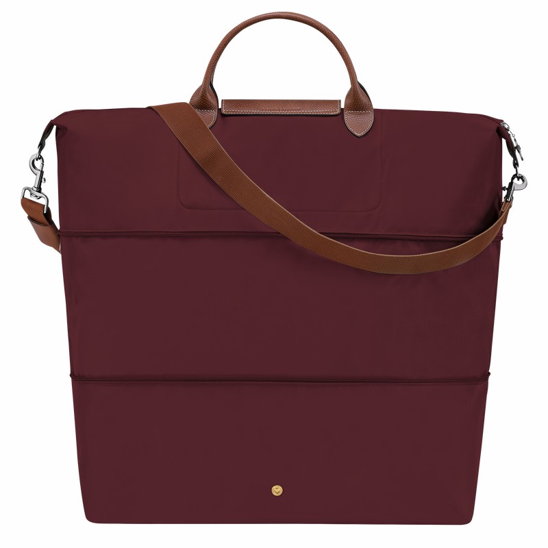 Torby Podróżne Longchamp Le Pliage Original expandable Męskie Bordowe Polska | L1911089P87-